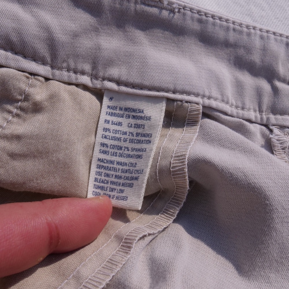 Y2k American Eagle Outfitters low rise micro mini hip slung shorts - Picture 6 of 8